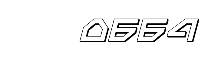 Neo-Navy 3D Italic  Скачать бесплатные шрифты