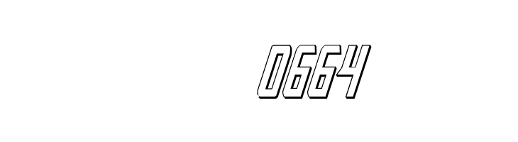 Nemesis Enforcer 3D Italic  Скачать бесплатные шрифты