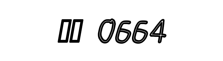 Blanket Outline Oblique  Скачать бесплатные шрифты