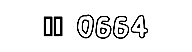 Blanket Black Outline  Скачать бесплатные шрифты