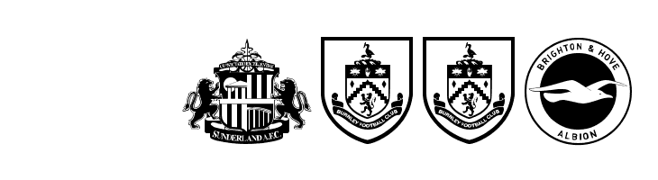 English Football Club Badges  Скачать бесплатные шрифты