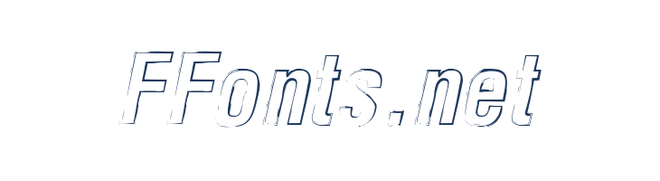 Newside FP Outline Alternate Italic font — Lorem ipsum body text preview