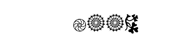 Rough Fleurons Free Two  Скачать бесплатные шрифты