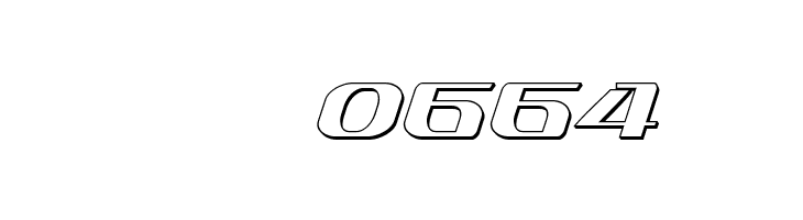 Sky Marshal 3D Italic  Скачать бесплатные шрифты