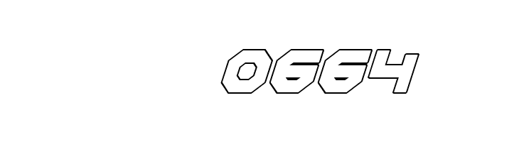 Gunner Storm Outline Italic  Скачать бесплатные шрифты