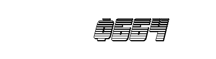 October Guard Chrome Italic  Скачать бесплатные шрифты