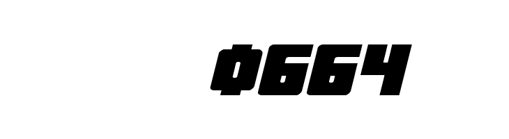 October Guard Expanded Italic  Скачать бесплатные шрифты