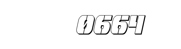 From BOND With Love 3D Italic  Скачать бесплатные шрифты