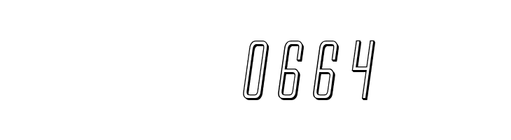 Alien League 3D Italic  Скачать бесплатные шрифты