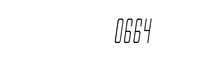 Alien League II Condensed Italic  Скачать бесплатные шрифты