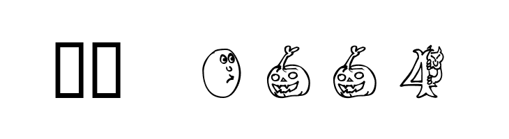 Halloween Unregistered  Скачать бесплатные шрифты