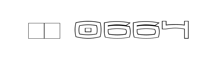 Thundergod Outline  Скачать бесплатные шрифты