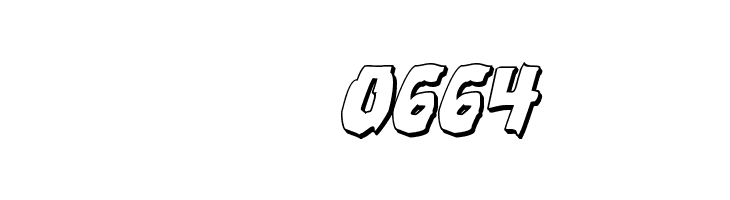 Vorvolaka 3D Italic  Скачать бесплатные шрифты