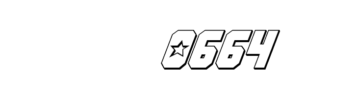 Army Rangers 3D Italic  Скачать бесплатные шрифты