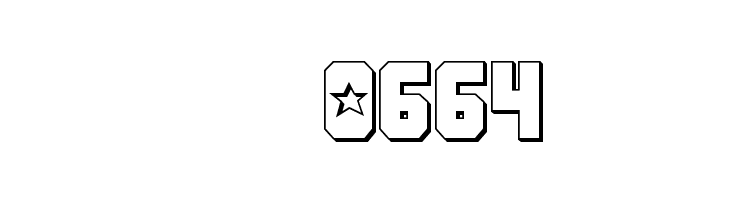 Army Rangers 3D Regular  Скачать бесплатные шрифты