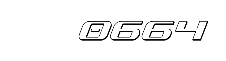 SDF 3D Italic  Скачать бесплатные шрифты