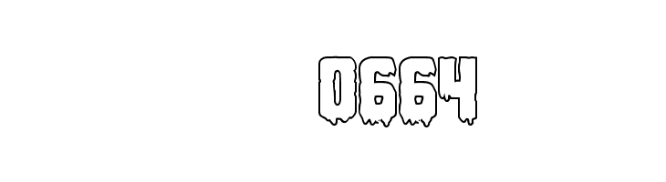 Deathblood Outline  Скачать бесплатные шрифты