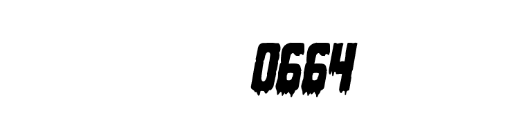 Deathblood Condensed Italic  Скачать бесплатные шрифты