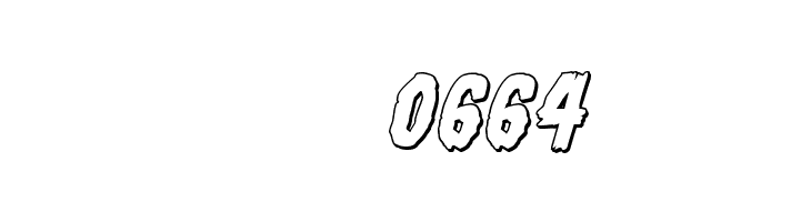 Young Frankenstein 3D Italic  Скачать бесплатные шрифты