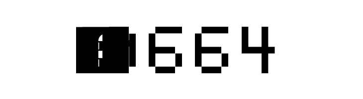 Code 7x5 Regular  Скачать бесплатные шрифты