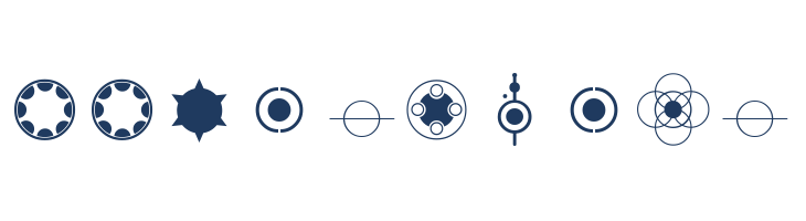 Crop Circle Dingbats font — Lorem ipsum body text preview