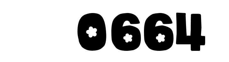 DJB Cutouts-Flowers Bold  Скачать бесплатные шрифты