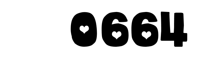 DJB Cutouts-Hearts Bold  Скачать бесплатные шрифты