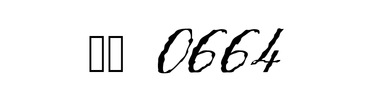 Only One Dollar Demo Italic  Скачать бесплатные шрифты