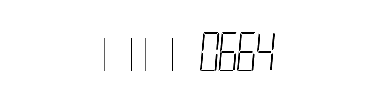 LCD Normal  Скачать бесплатные шрифты