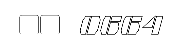 Quintanar Hollow Italic  Скачать бесплатные шрифты