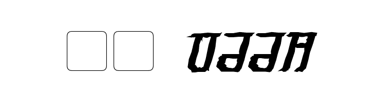 Exodite Distressed Bold Italic  Скачать бесплатные шрифты