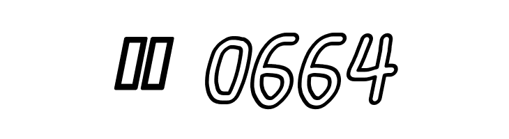 Smoothie Outline Italic  Скачать бесплатные шрифты