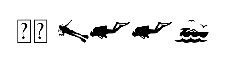 Diving  Скачать бесплатные шрифты