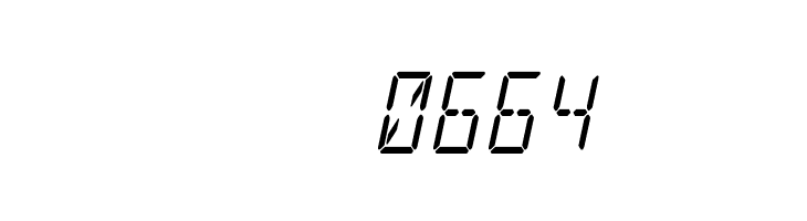 LED Sled Condensed Italic  Скачать бесплатные шрифты