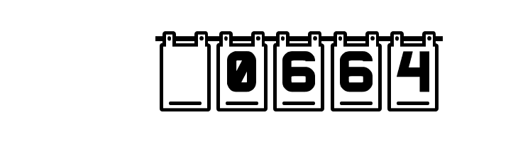 Data Cards St  Скачать бесплатные шрифты