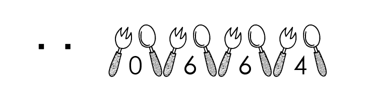 Tableware Font  Скачать бесплатные шрифты