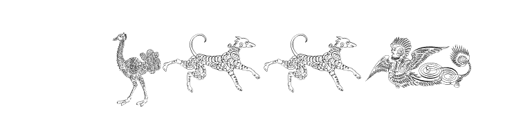 Cornucopia of Dingbats Three  Скачать бесплатные шрифты