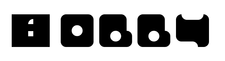 box in square Regular  Скачать бесплатные шрифты