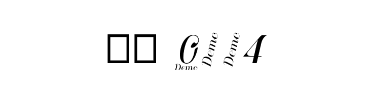 ModesteHenri Demo  Скачать бесплатные шрифты