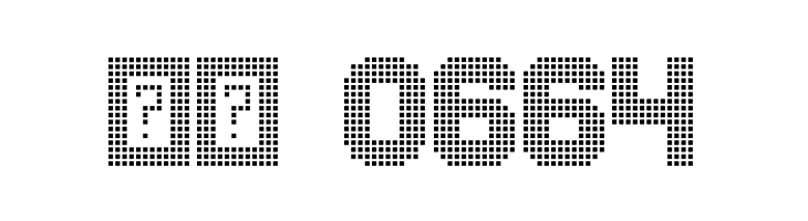 The Led Display St  Скачать бесплатные шрифты