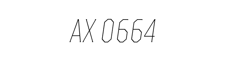 TTOctasThinItalic-DEMO  Скачать бесплатные шрифты