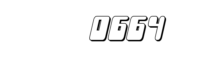 Force Majeure 3D Italic  Скачать бесплатные шрифты