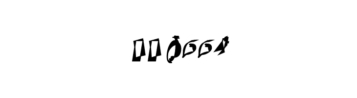 Broken Bold Condensed Oblique  Скачать бесплатные шрифты