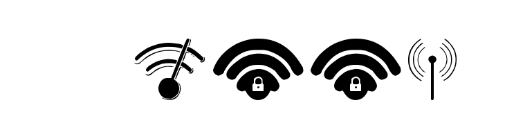 WIFI  Скачать бесплатные шрифты