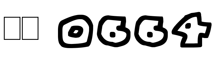 Chunky Boulder Outlines  Скачать бесплатные шрифты