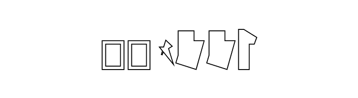 Siberia Reversed Outline  Скачать бесплатные шрифты
