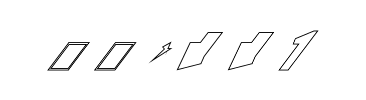 Siberia UltraOblique Outline  Скачать бесплатные шрифты