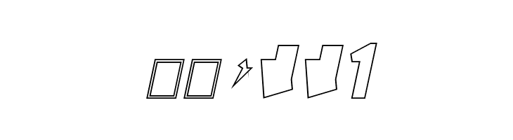 Siberia Outline Oblique  Скачать бесплатные шрифты