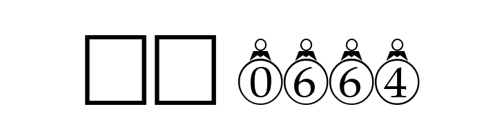 Christmas Ornaments Regular  Скачать бесплатные шрифты