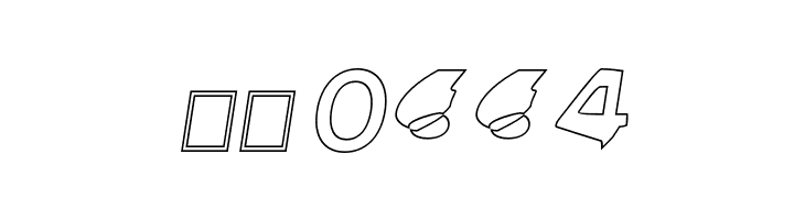 Ampere Outline Italic  Скачать бесплатные шрифты